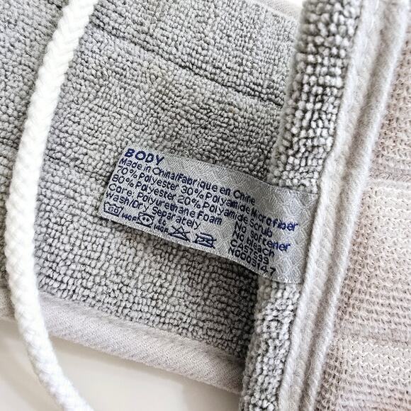 Norwex Back Scrubber Grey Baclock Microfiber EUC - Picture 4 of 7